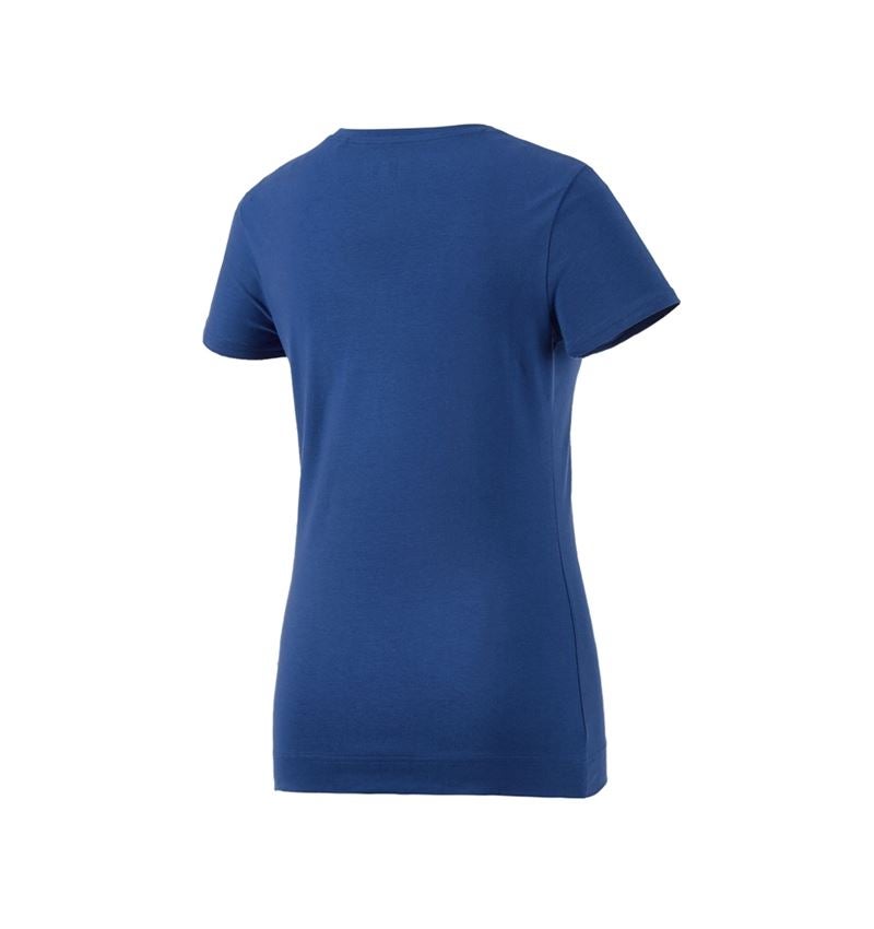 Thèmes: e.s. T-shirt cotton stretch, femmes + bleu alcalin 4