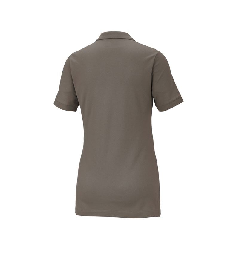 Shirts & Co.: e.s. Piqué-Polo cotton stretch, Damen + stein 3