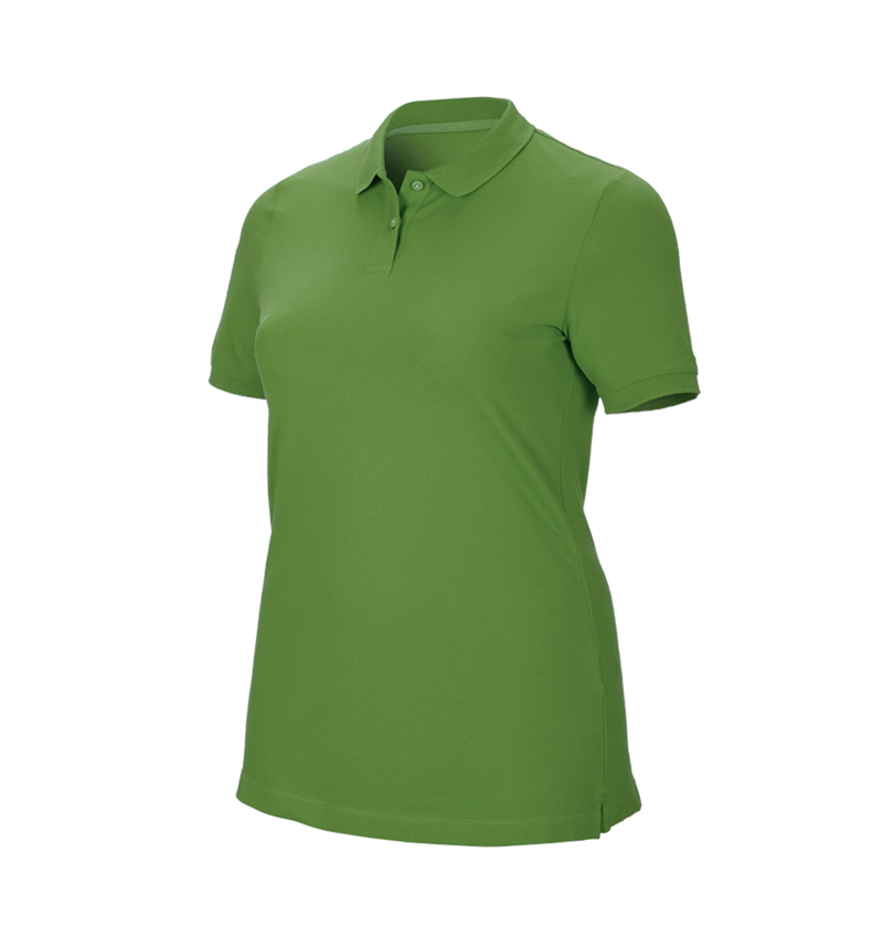 Schreiner / Tischler: e.s. Piqué-Polo cotton stretch, Damen, plus fit + seegrün 2