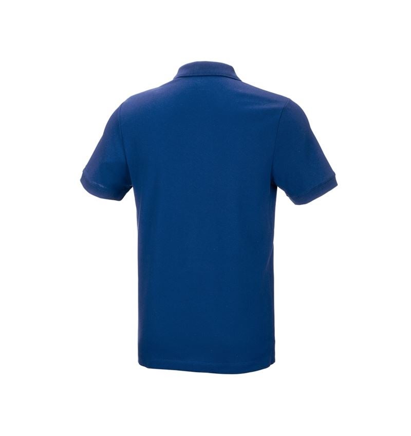 Shirts & Co.: e.s. Piqué-Polo cotton stretch + kornblau 3