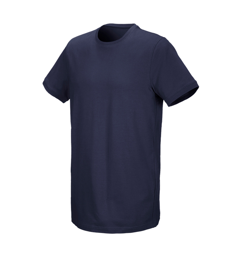 Menuisiers: e.s. T-Shirt cotton stretch, long fit + bleu foncé 2