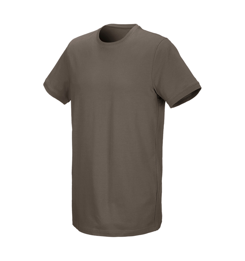 Menuisiers: e.s. T-Shirt cotton stretch, long fit + pierre 2