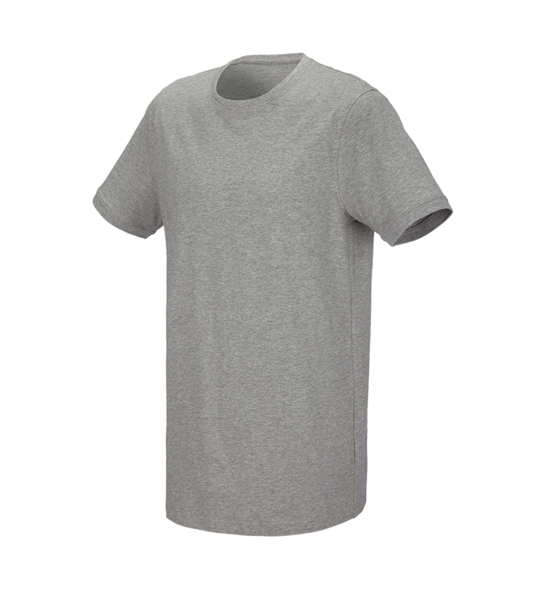 Horti-/ Sylvi-/ Agriculture: e.s. T-Shirt cotton stretch, long fit + gris mélange 2