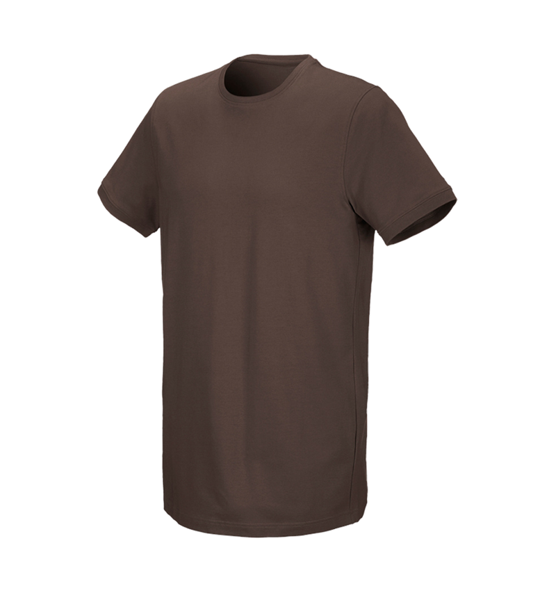 Installateurs / Plombier: e.s. T-Shirt cotton stretch, long fit + marron 2