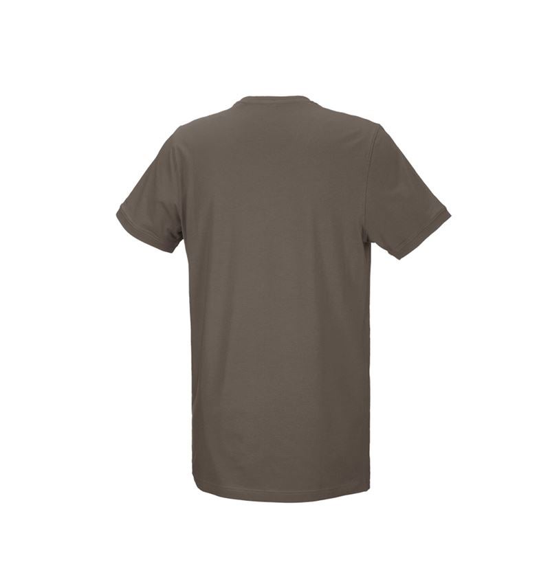 Menuisiers: e.s. T-Shirt cotton stretch, long fit + pierre 3