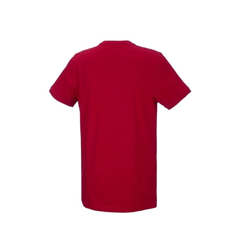 Installateur / Klempner: e.s. T-Shirt cotton stretch, long fit + feuerrot 3