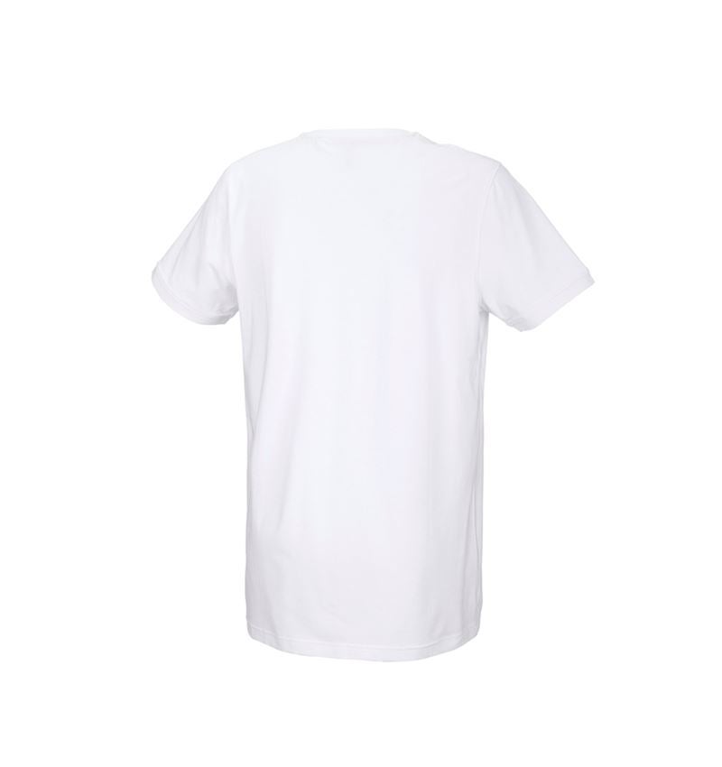 Horti-/ Sylvi-/ Agriculture: e.s. T-Shirt cotton stretch, long fit + blanc 3