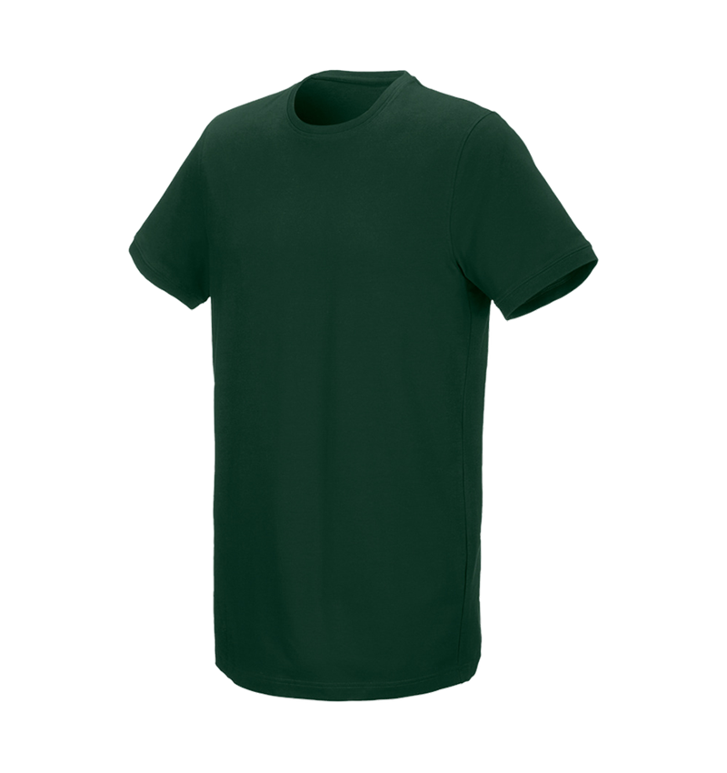 Menuisiers: e.s. T-Shirt cotton stretch, long fit + vert 1