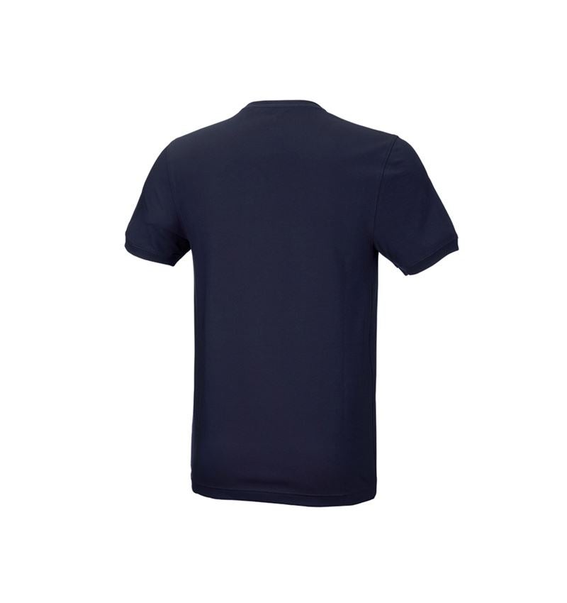 Thèmes: e.s. T-Shirt cotton stretch, slim fit + bleu foncé 3