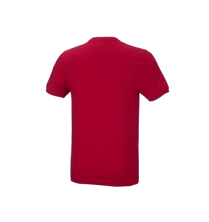 Schreiner / Tischler: e.s. T-Shirt cotton stretch, slim fit + feuerrot 3