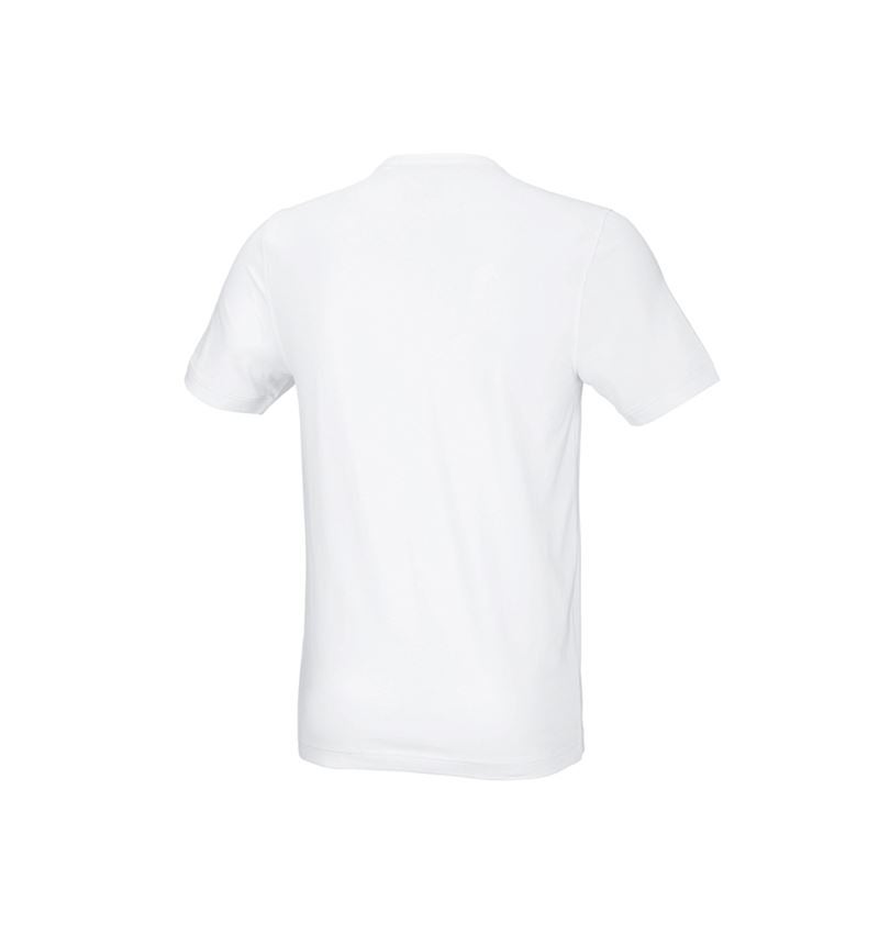 Schreiner / Tischler: e.s. T-Shirt cotton stretch, slim fit + weiß 3