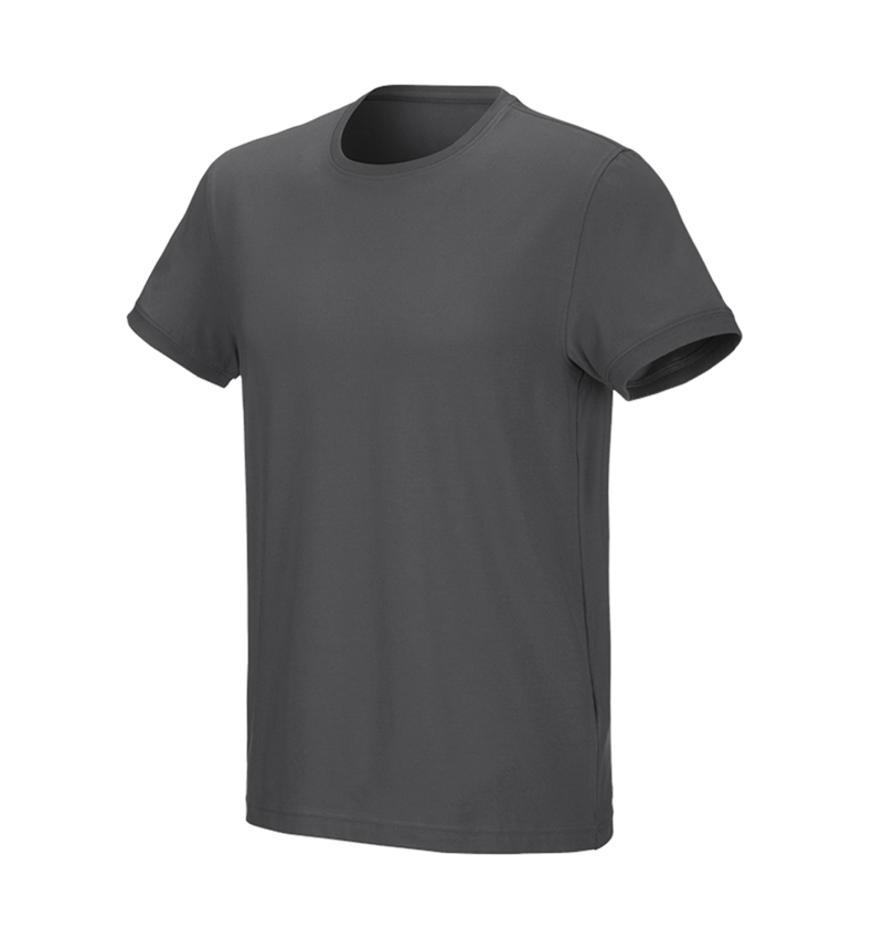 Hauts: e.s. T-Shirt cotton stretch + anthracite 3