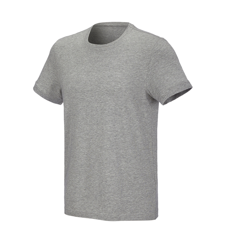 Installateurs / Plombier: e.s. T-Shirt cotton stretch + gris mélange 3