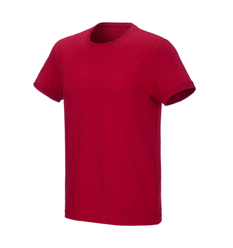 Menuisiers: e.s. T-Shirt cotton stretch + rouge vif 2