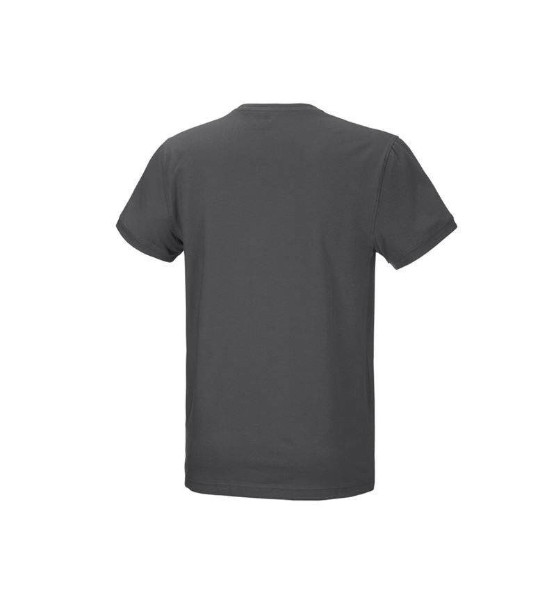 Hauts: e.s. T-Shirt cotton stretch + anthracite 4