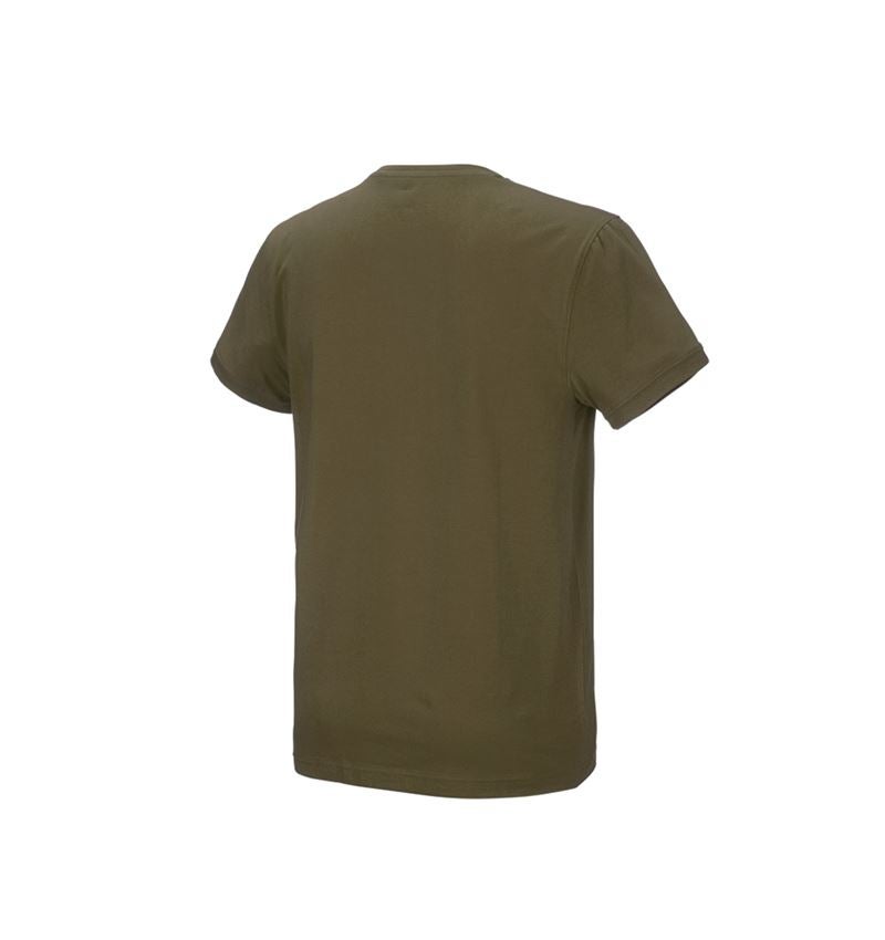 Installateurs / Plombier: e.s. T-Shirt cotton stretch + vert boue 3