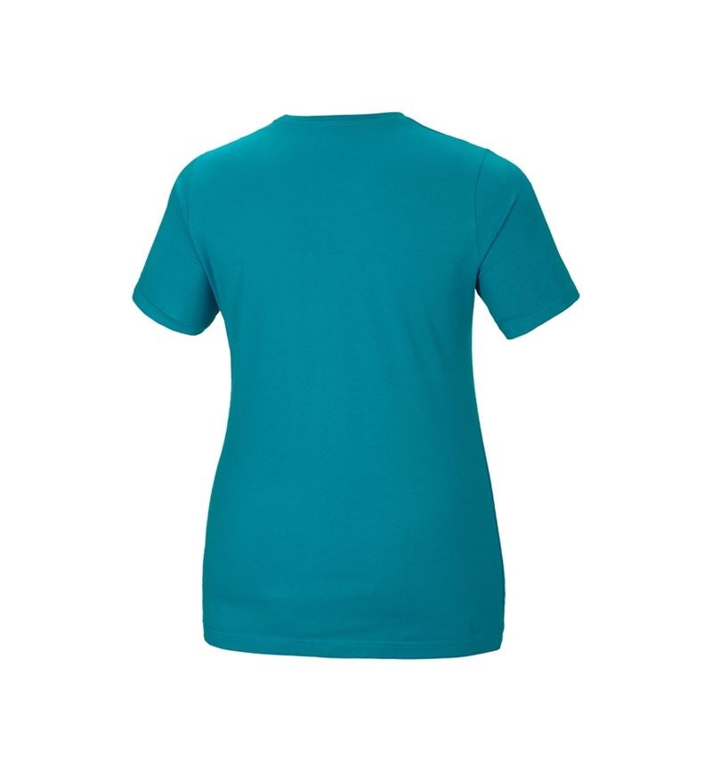 Schreiner / Tischler: e.s. T-Shirt cotton stretch, Damen, plus fit + ozean 3