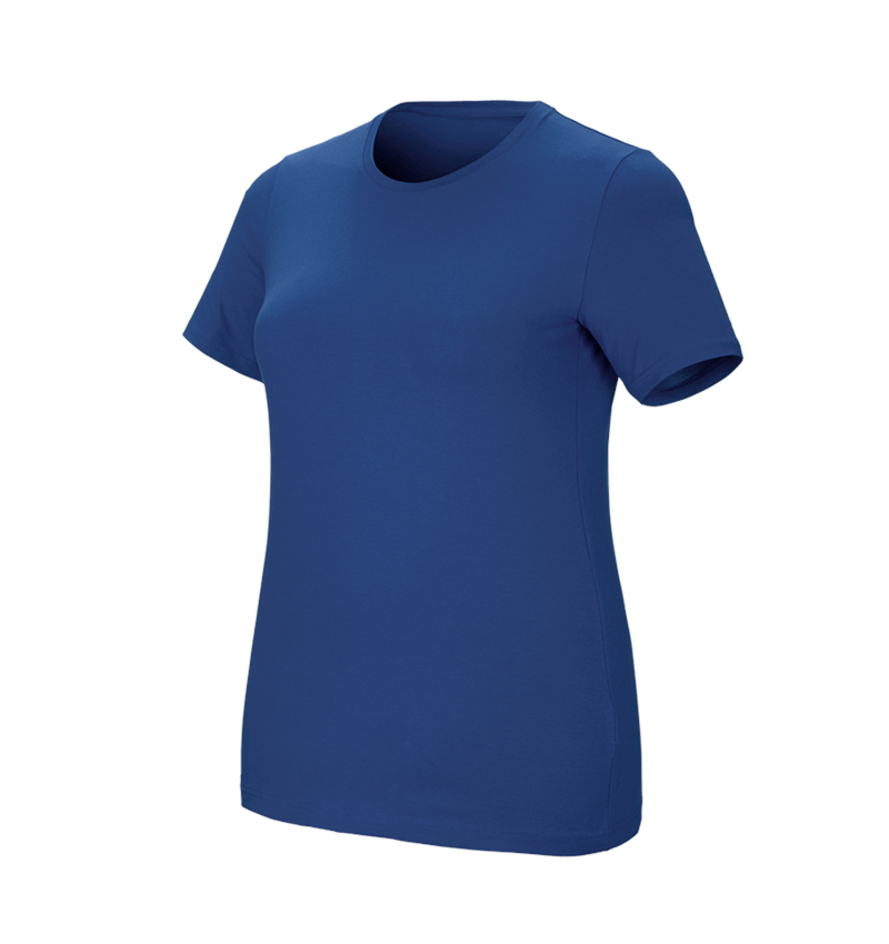 Schreiner / Tischler: e.s. T-Shirt cotton stretch, Damen, plus fit + alkaliblau 2