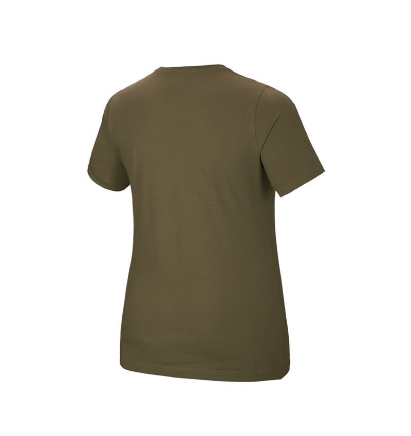 Schreiner / Tischler: e.s. T-Shirt cotton stretch, Damen, plus fit + schlammgrün 3