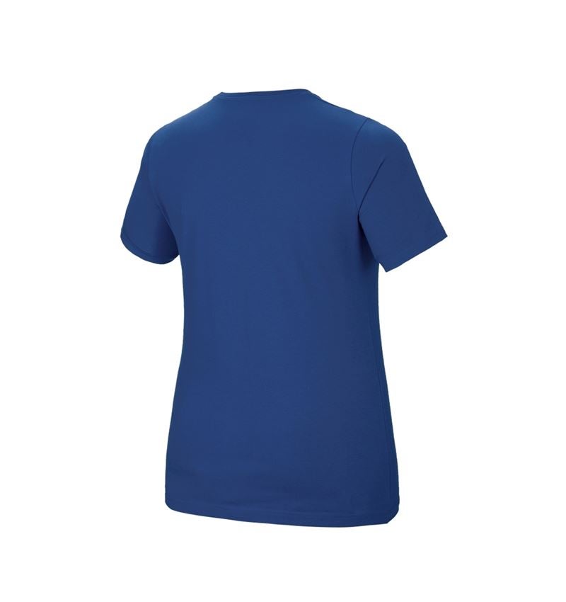 Schreiner / Tischler: e.s. T-Shirt cotton stretch, Damen, plus fit + alkaliblau 3