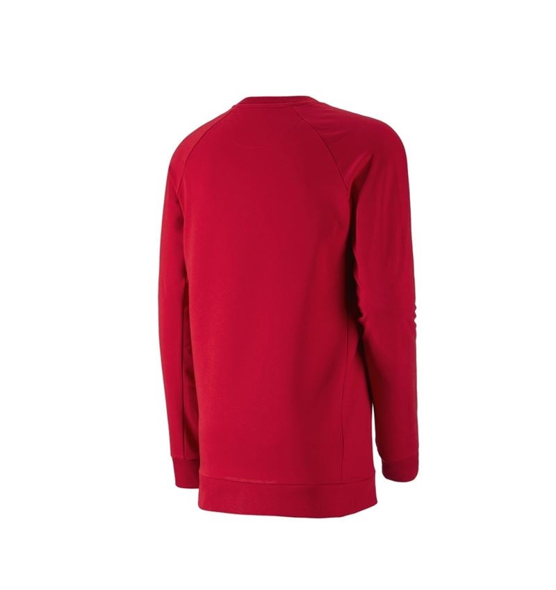 Schreiner / Tischler: e.s. Sweatshirt cotton stretch, long fit + feuerrot 3