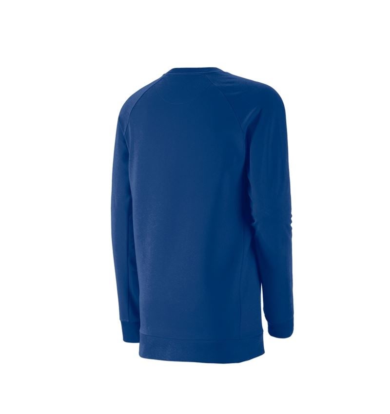 Hauts: e.s. Sweatshirt cotton stretch, long fit + bleu royal 3