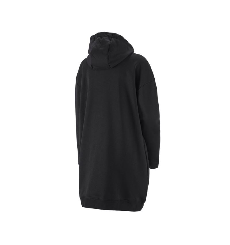 Themen: e.s. Oversize Hoody-Sweatshirt poly cotton, Damen + schwarz 2
