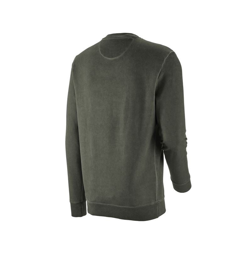 Shirts & Co.: e.s. Sweatshirt vintage poly cotton + tarngrün vintage 9