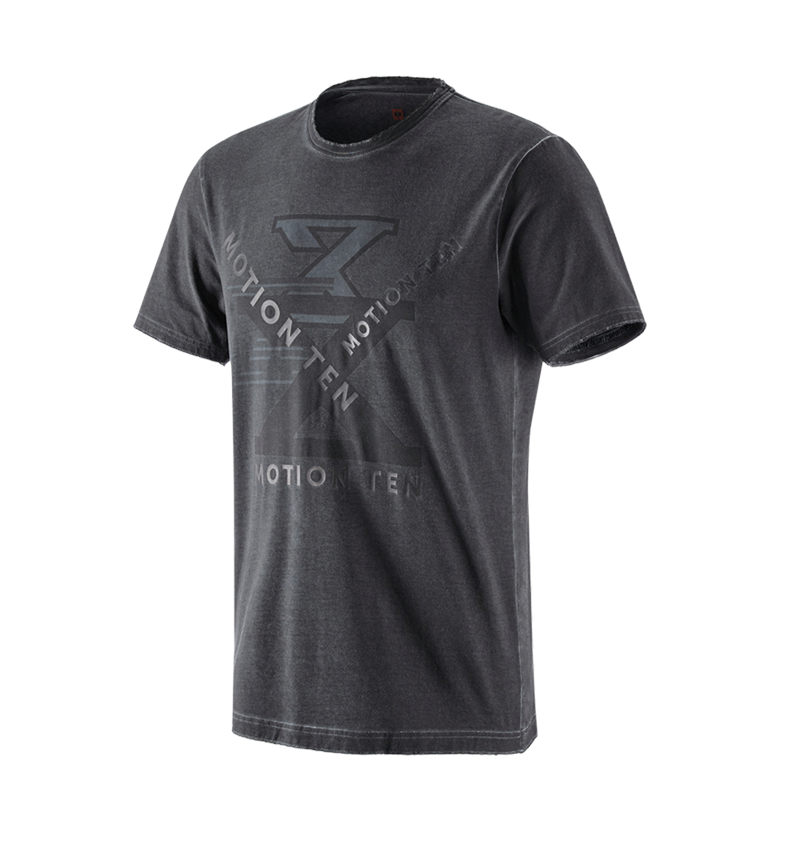 Shirts & Co.: T-Shirt e.s.motion ten + oxidschwarz vintage 1