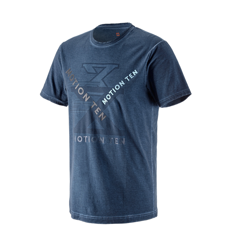 Installateurs / Plombier: T-Shirt e.s.motion ten + bleu ardoise vintage 2