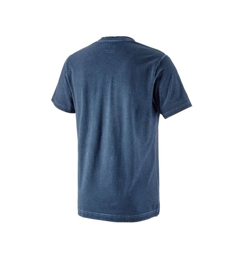 Installateurs / Plombier: T-Shirt e.s.motion ten + bleu ardoise vintage 3
