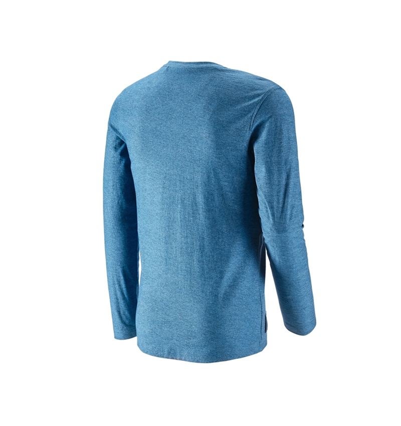 Shirts & Co.: Longsleeve e.s.vintage + arktikblau melange 3