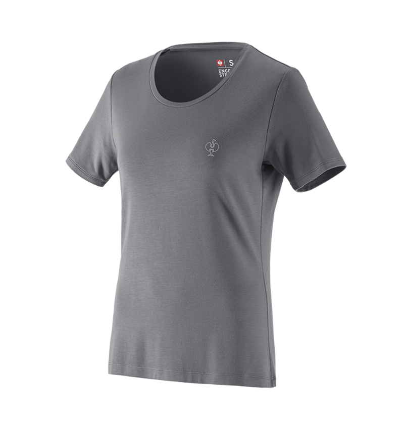 Hauts: Modal-shirt e.s. ventura vintage, femmes + gris basalte 2