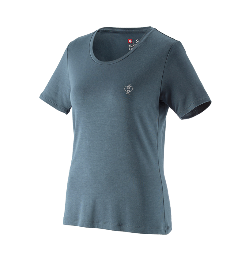Themen: Modal-Shirt e.s. ventura vintage, Damen + eisenblau 2
