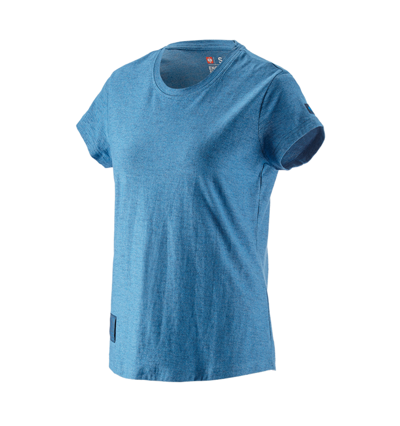 Hauts: T-shirt e.s.vintage,femmes + bleu arctique mélange 2