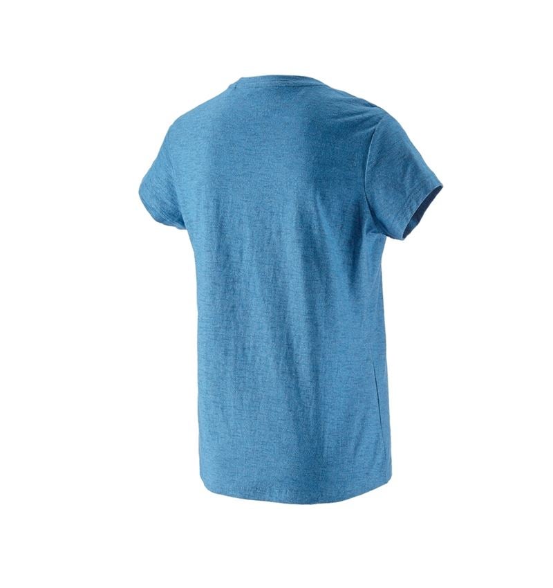 Themen: T-Shirt e.s.vintage, Damen + arktikblau melange 3