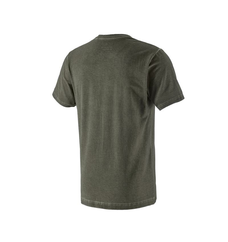 Shirts & Co.: T-Shirt e.s.motion ten ostrich + tarngrün vintage 3