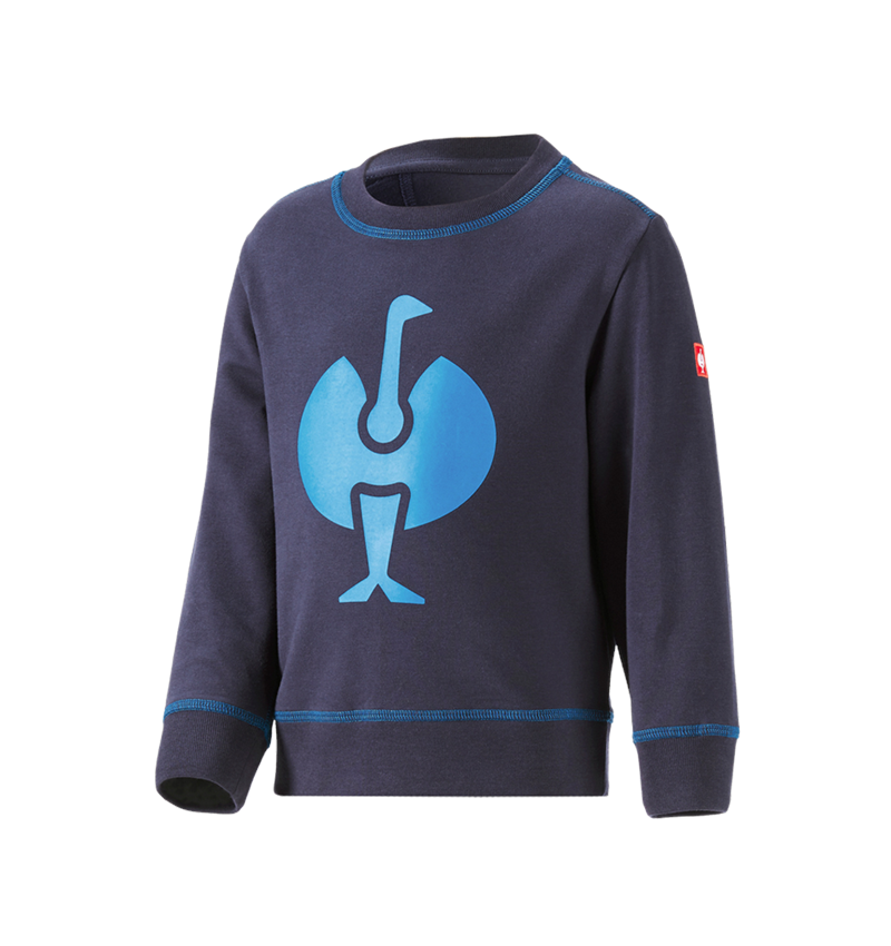 Shirts & Co.: Sweatshirt e.s.motion 2020, Kinder + dunkelblau/atoll 1