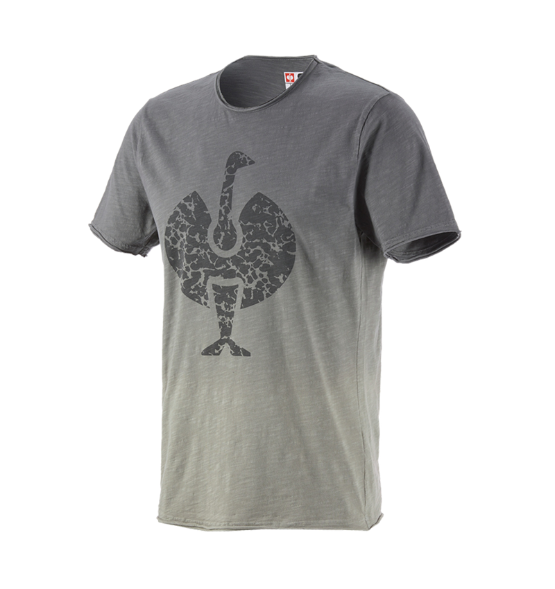 Shirts & Co.: e.s. T-Shirt workwear ostrich + granit vintage 1