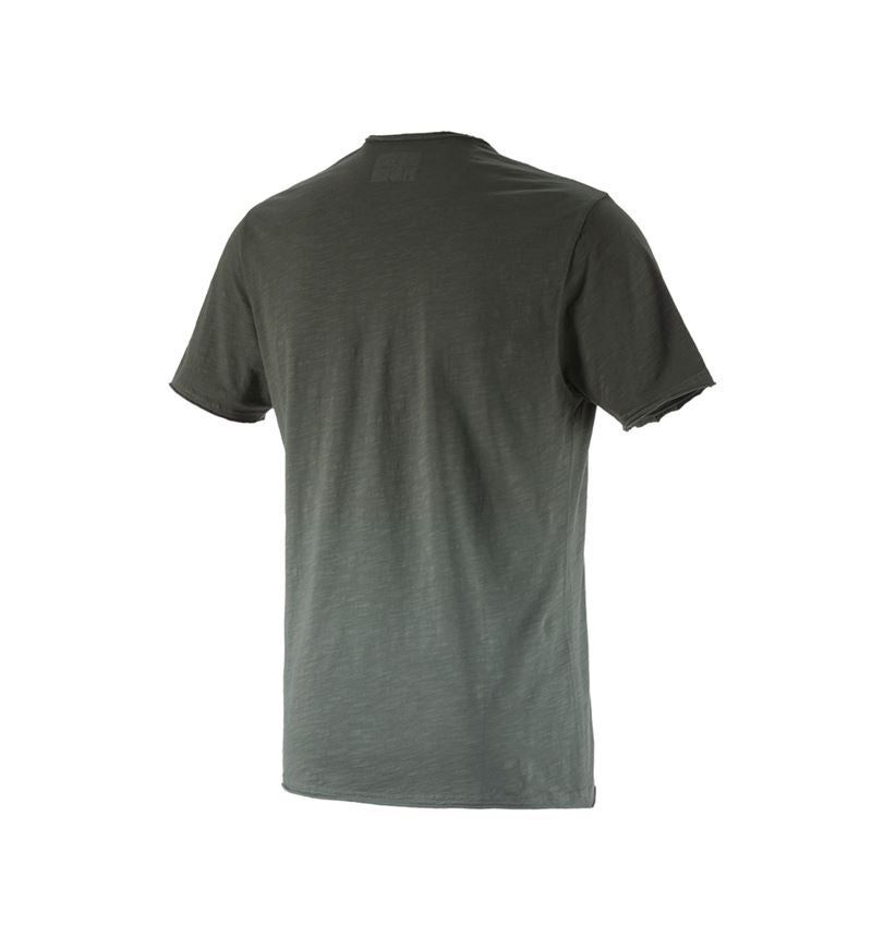 Hauts: e.s. T-Shirt workwear ostrich + vert camouflage vintage 3