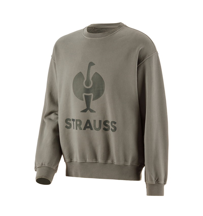 Thèmes: Sweatshirt Oversize e.s.motion ten + vert marais vintage 3