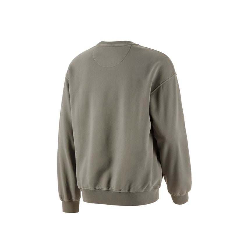 Hauts: Sweatshirt Oversize e.s.motion ten + vert marais vintage 4