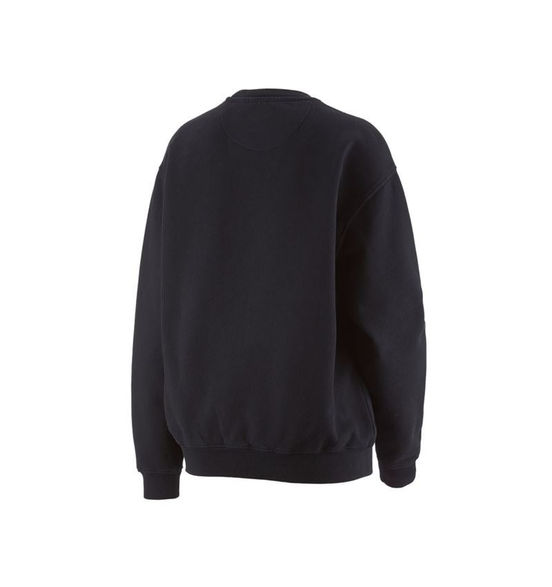 Themen: Oversize Sweatshirt e.s.motion ten, Damen + oxidschwarz vintage 4