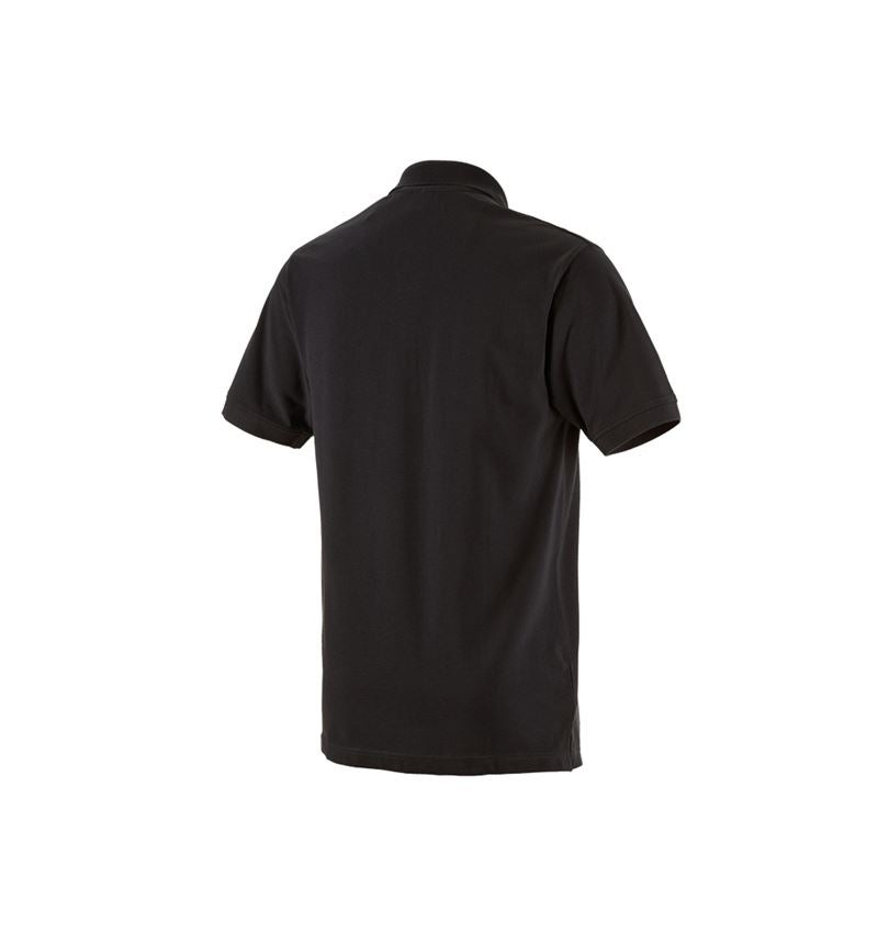 Shirts & Co.: Piqué-Polo e.s.industry + schwarz 1