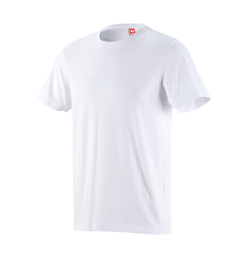 Hauts: T-Shirt e.s.industry + blanc