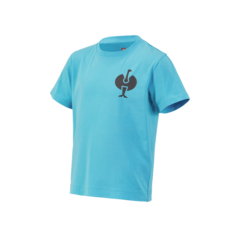 Shirts & Co.: T-Shirt e.s.trail, Kinder + lapistürkis/anthrazit 2