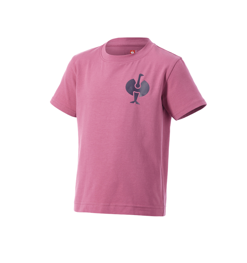 Hauts: T-Shirt e.s.trail, enfants + rose tara/bleu profond 5