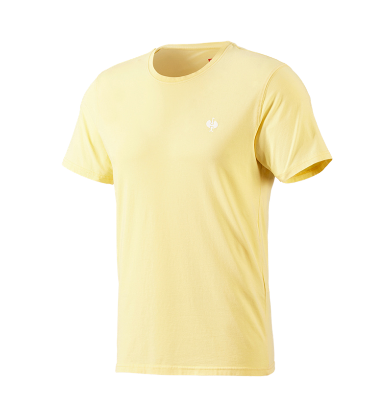 Hauts: T-Shirt e.s.motion ten pure + jaune clair vintage 2