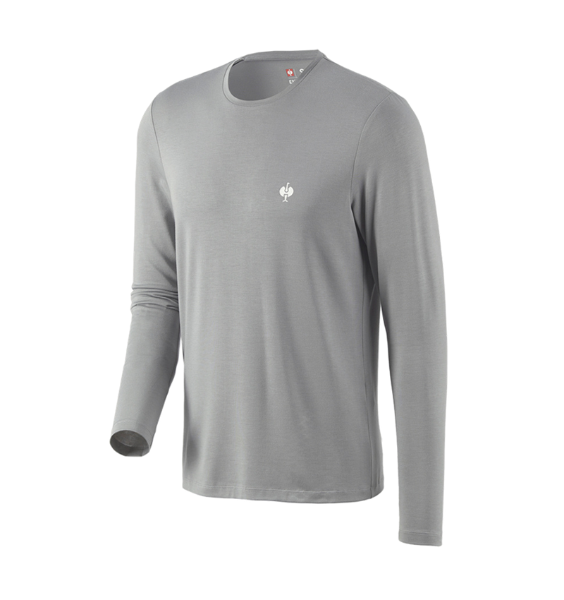 Shirts & Co.: Modal-Longsleeve e.s.concrete + perlgrau 4