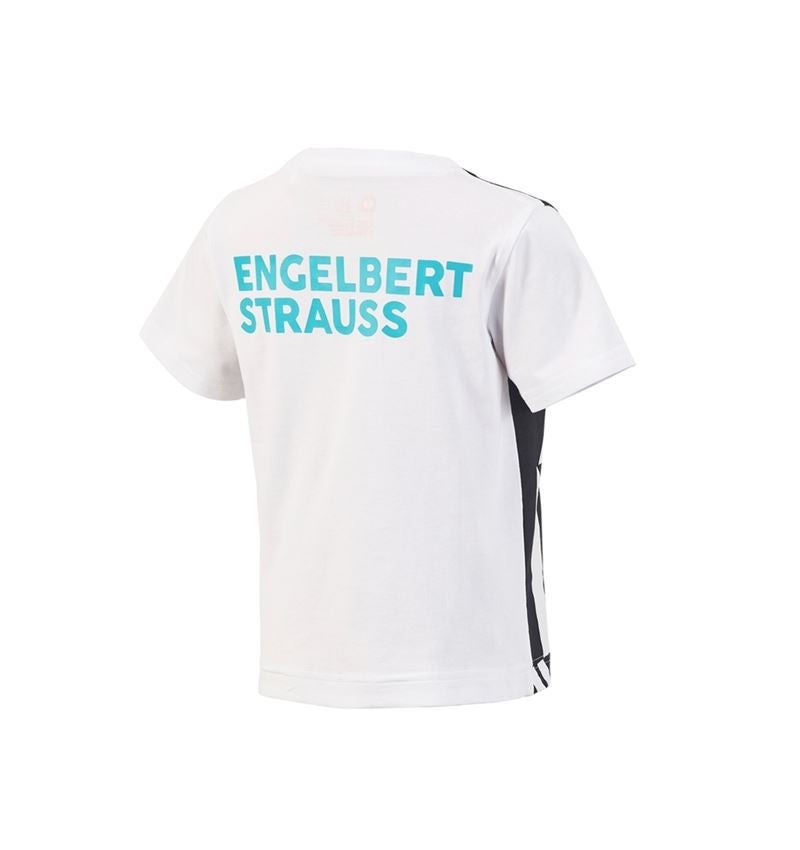 Hauts: T-Shirt e.s.trail graphic, enfants + noir/blanc 3